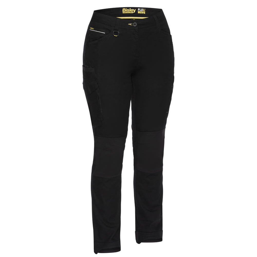 Bisley Workwear Women's Flex and Move Cargo Trousers - Various Colours/Sizes - BPL6044_BBLK6 - Bisley Workwear UK - Trade Counter Direct