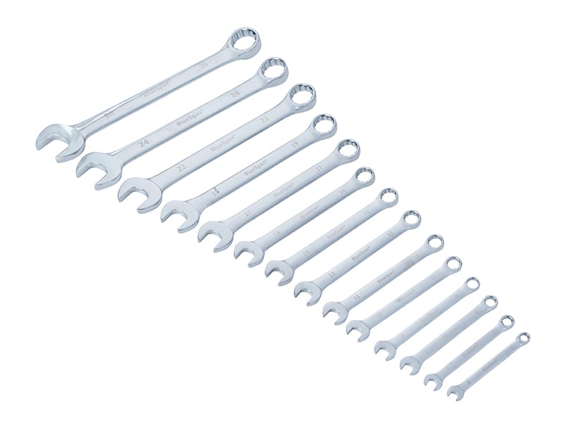 BlueSpot Combination Spanner Set 14pc 04125 - Type - B/S04125 - BlueSpot Tools - Trade Counter Direct
