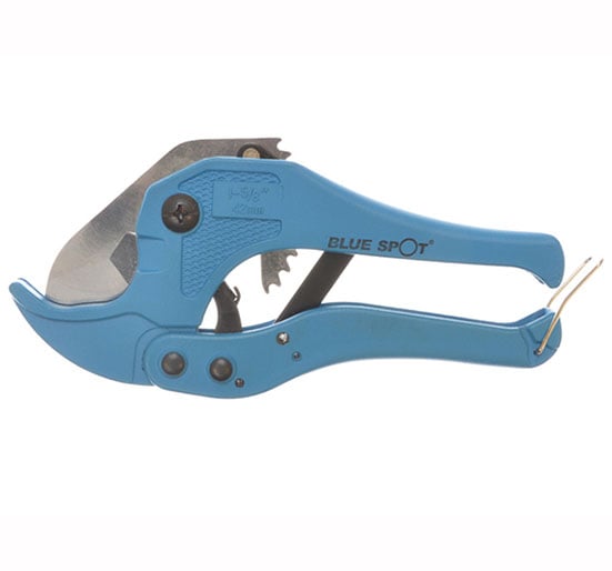 BlueSpot Tools Ratchet PVC Pipe Cutter 42mm - Cutter Pipe - B/S09311 - BlueSpot Tools - Trade Counter Direct