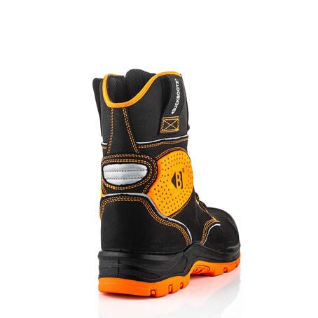 Buckbootz BVIZ6 Buckzviz S7S High-Leg Safety Boots – Black/Hi-Vis Orange – product image 3