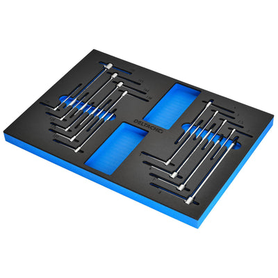 Bunker Torx and Hex T-Key Set in EVA Foam Inlay (17 Piece) - DR-29640 - BUNKER - Trade Counter Direct