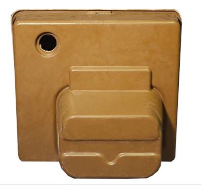 Brown Mitras Semi-Buried Gas Meter Box Suits U6 Metal Meter - G60039