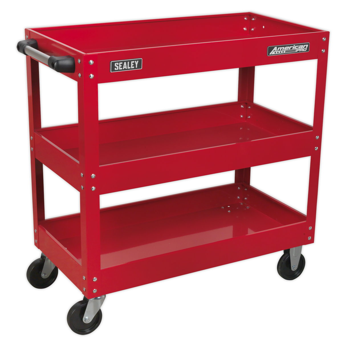 Sealey CX108 Workshop Trolley 3-Level Heavy-Duty