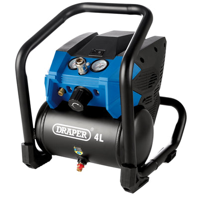 D20 20V Compressor, 4L (Sold Bare) - DR-08093 - Draper - Trade Counter Direct