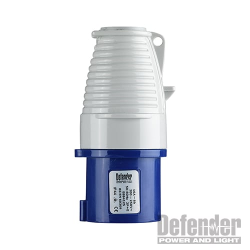 Defender 230V Plug 16A - E884125 - E884125 - Defender - Trade Counter Direct