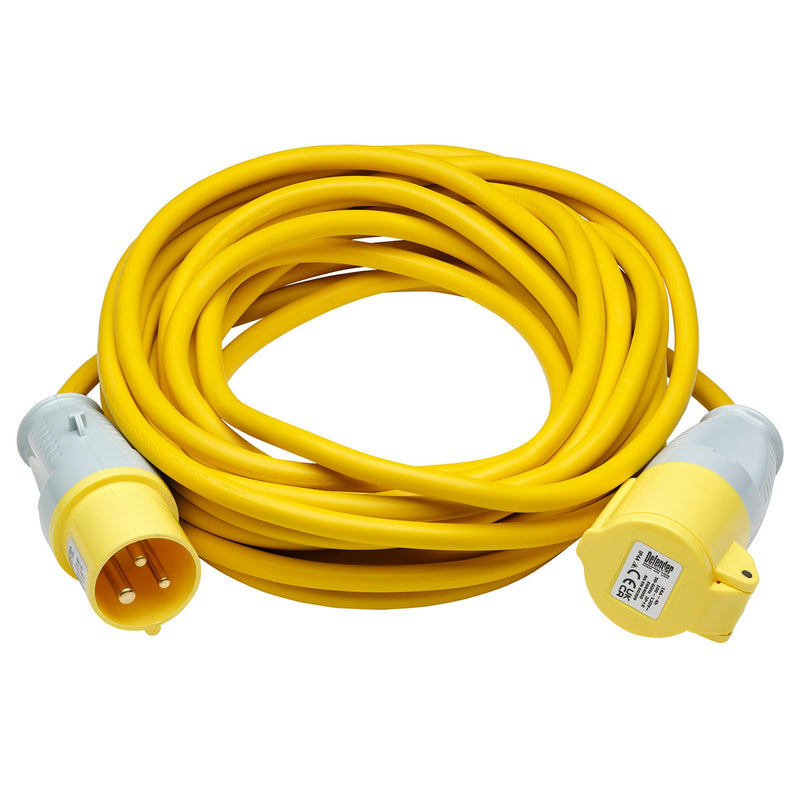 Defender E85123 Arctic Extension Lead, Yellow, 16A, 2.5mm², 10m - DR-35062 - Defender - Trade Counter Direct