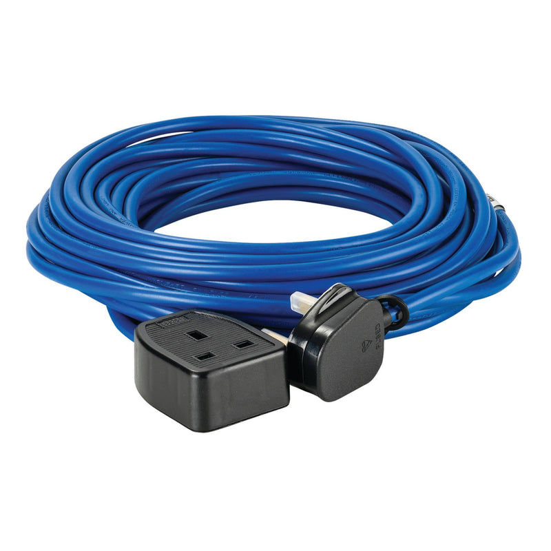 Defender E85222 230V Extension Lead, Blue, 1.5mm², 13A ,14m - DR-35780 - Defender - Trade Counter Direct