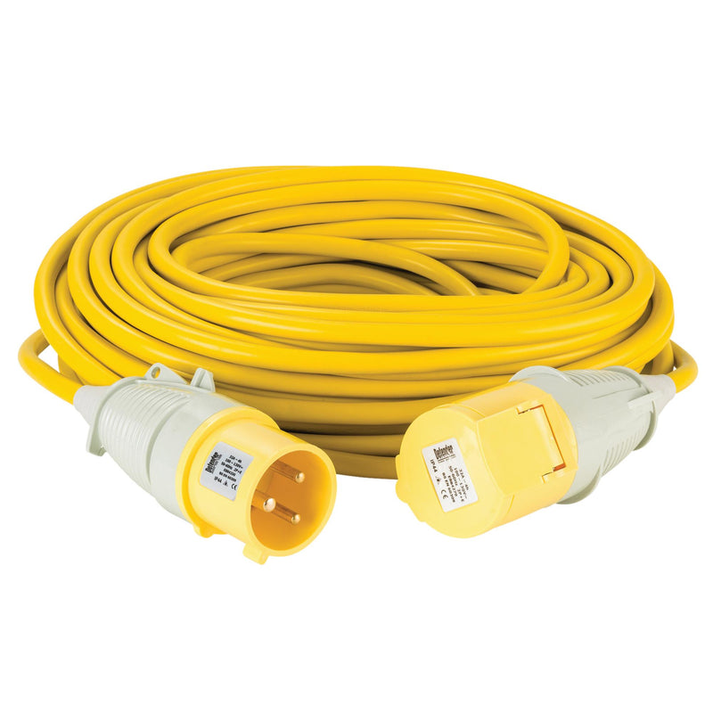 Defender E85262 110V Extension Lead Yellow 4mm², 32A, 25m - DR-35063 - Defender - Trade Counter Direct