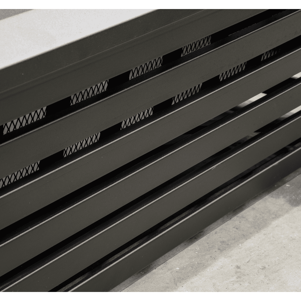 Dellonda 35" Square Outdoor Fire Pit, Black - DG43 - DG43 - Sealey Tools UK - Trade Counter Direct