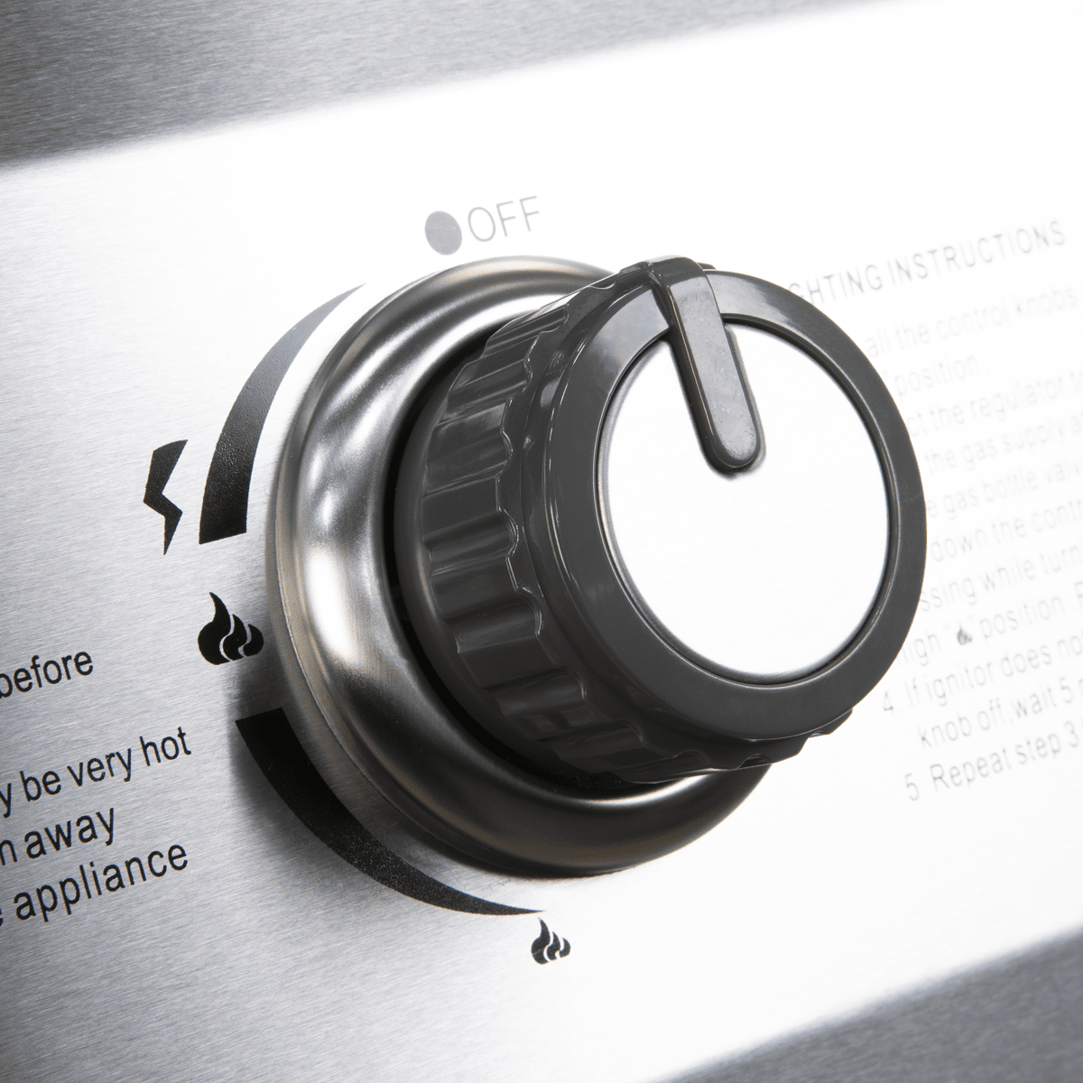 Dellonda 4+1 Burner Deluxe Gas BBQ Grill, Stainless Steel, Side Burner, Ignition - DG17 - DG17 - Sealey Tools UK - Trade Counter Direct