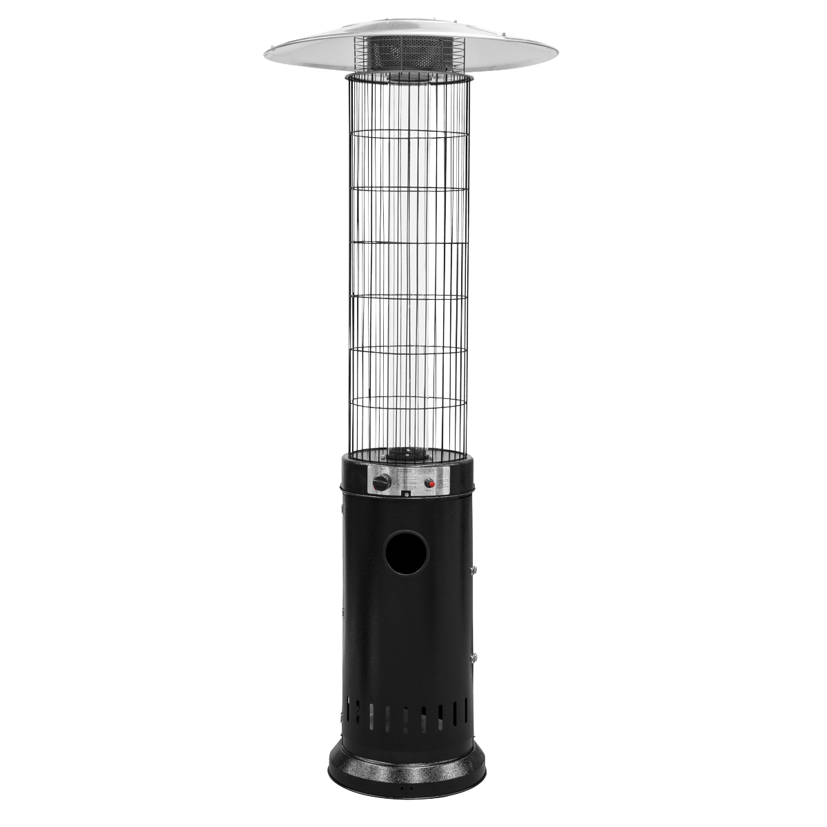 Dellonda Gas Patio Heater 13kW for Commercial & Domestic Use, Black - DG124 - DG124 - Sealey Tools UK - Trade Counter Direct