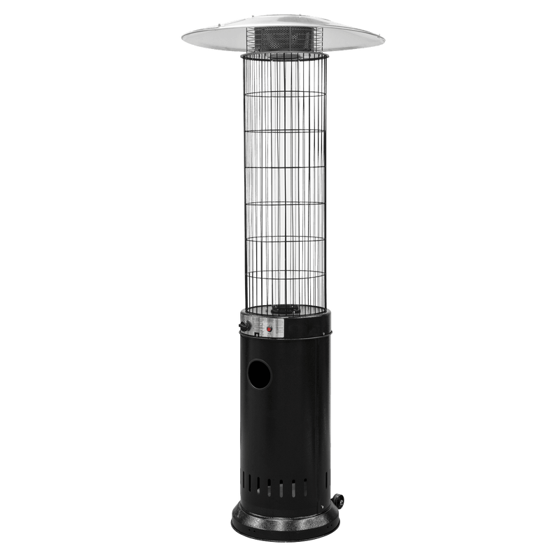 Dellonda Gas Patio Heater 13kW for Commercial & Domestic Use, Black - DG124 - DG124 - Sealey Tools UK - Trade Counter Direct
