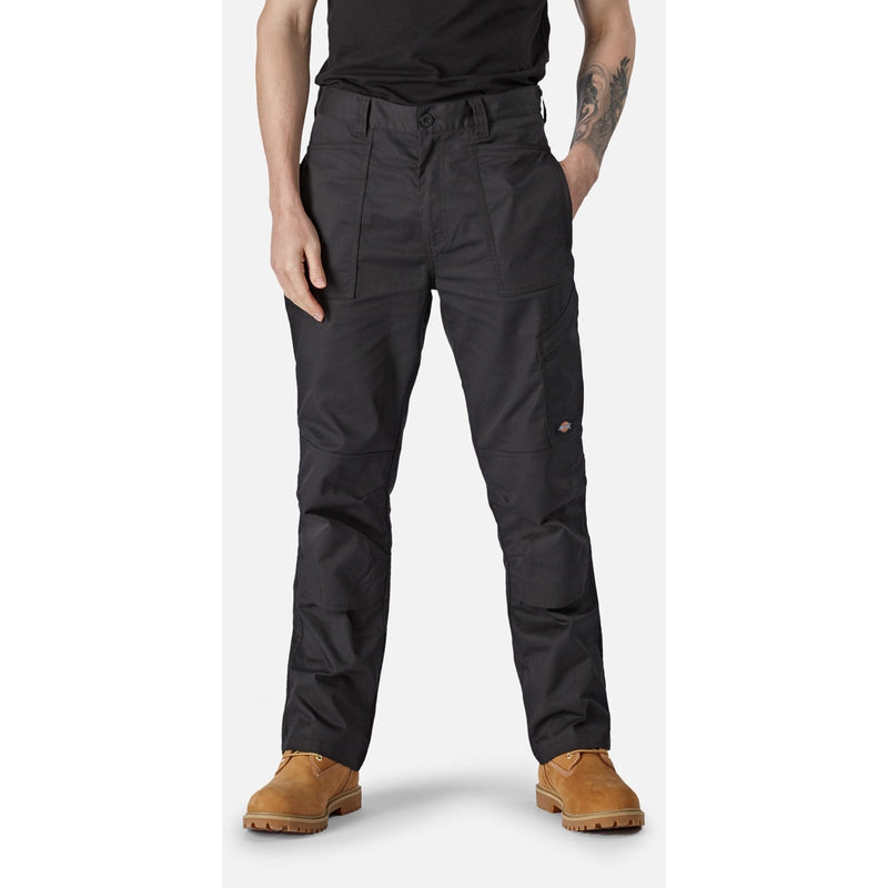 Dickies Action Flex Trouser - Black - 30S Leg - 36201-67505-03 - Dickies - Trade Counter Direct