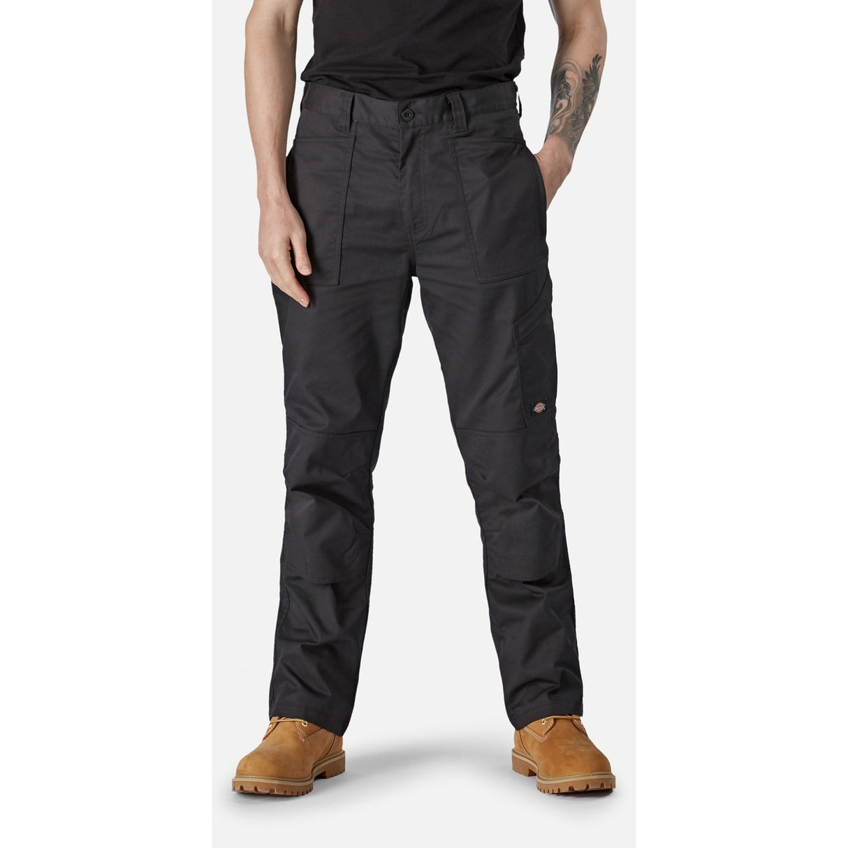Dickies Action Flex Trouser - Black - 34L Leg - 36201-67507-03 - Dickies - Trade Counter Direct