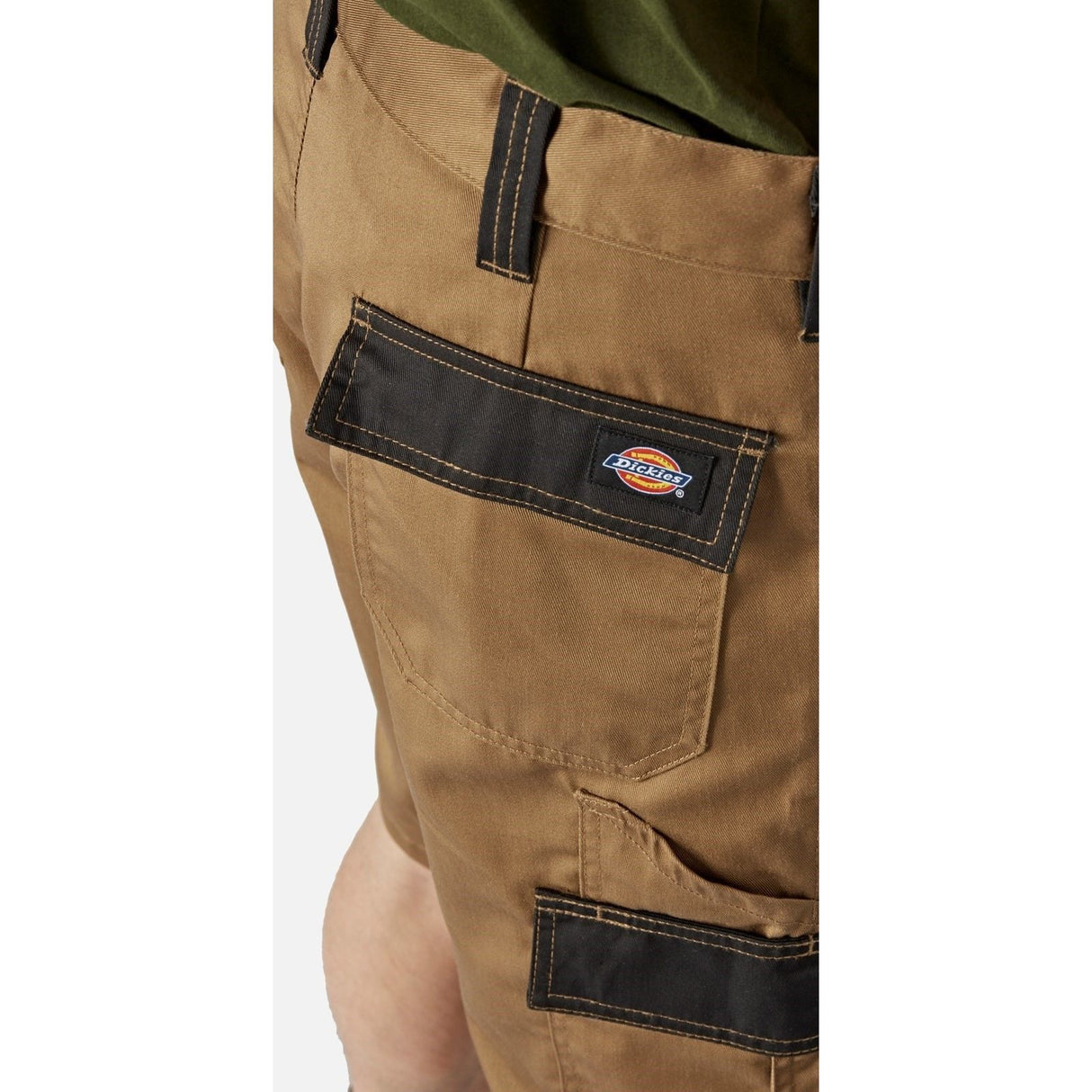 Dickies Everyday Short - Khaki/Black (DK0A4XSGC671005) - 36187-67485-02 - Dickies - Trade Counter Direct