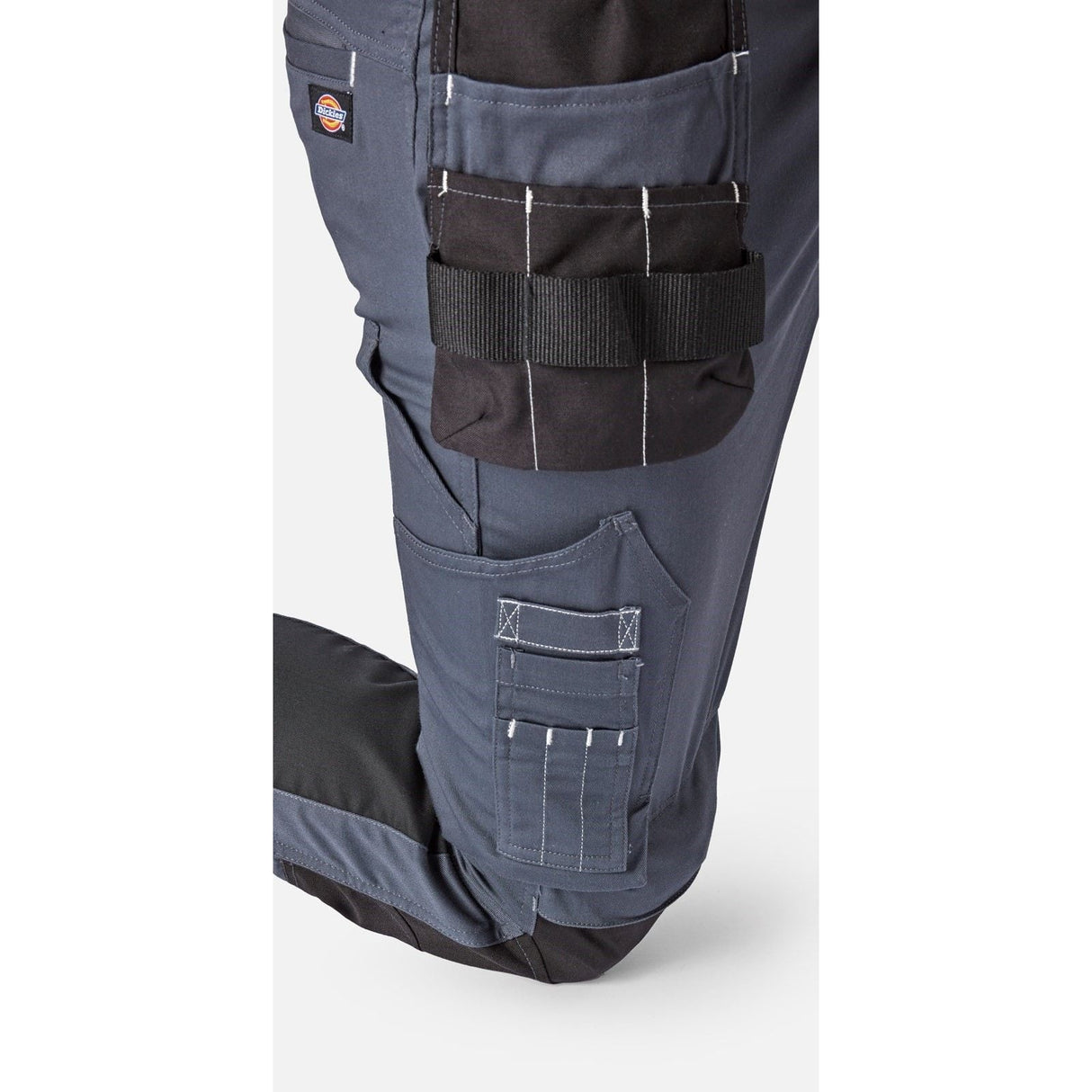 Dickies Holster Universal FLEX Trouser - Grey/Black - 30S Leg - 36222-67560-03 - Dickies - Trade Counter Direct