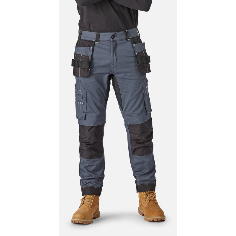 Dickies Holster Universal FLEX Trouser - Grey/Black - 30S Leg - 36222-67560-03 - Dickies - Trade Counter Direct