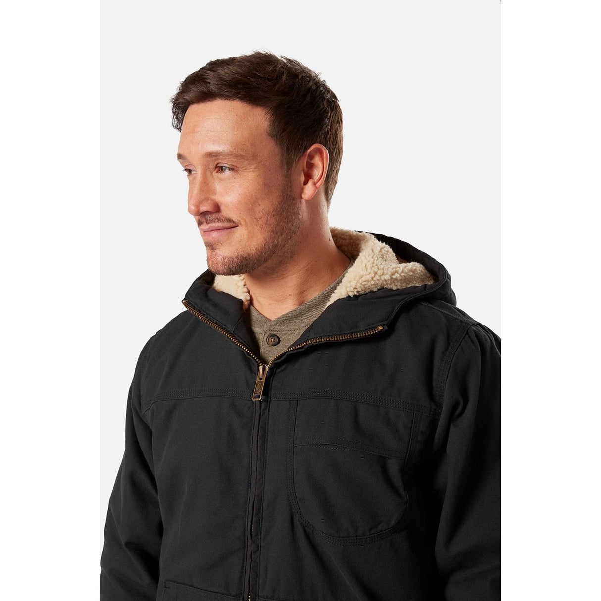 Dickies Sherpa Lined Duck Jacket - Rinsed Black (DK0A4XUXRBK1001) - 36232-67589-03 - Dickies - Trade Counter Direct