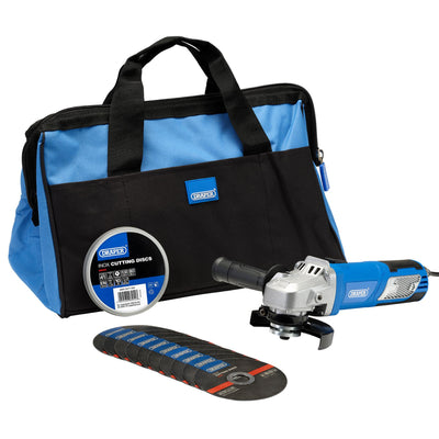 Draper 230V Angle Grinder Kit, 115mm, 950W - DR-28300 - Draper - Trade Counter Direct