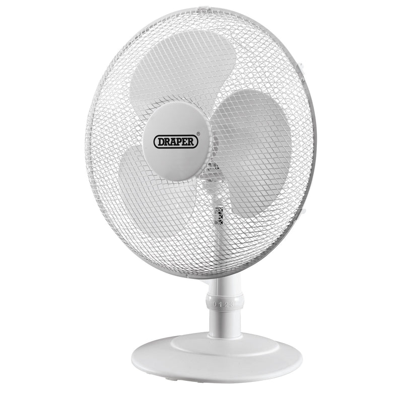 Draper 230V Desk Fan, 16"/400mm, 45W - DR-09111 - Draper - Trade Counter Direct