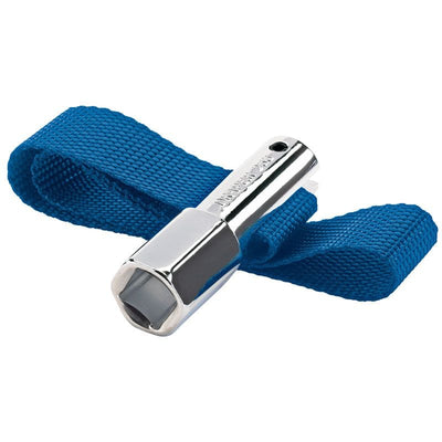 Draper 256 Oil Filter Strap Wrench, 1/2" Sq. Dr. or 21mm, 120mm Capacity - (13771) - DR-13771 - Draper - Trade Counter Direct