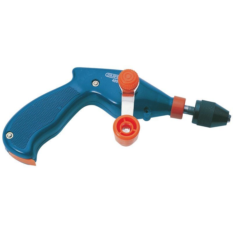 Draper 4899 Pistol Grip Hand Drill, 8mm - 3/8" - (13841) - DR-13841 - Draper - Trade Counter Direct