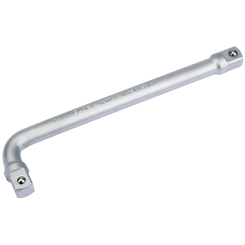 Draper 770 - L8 90deg Offset Handle, 1/2" Sq. Dr., 190mm - (25474) - DR-25474 - Draper - Trade Counter Direct