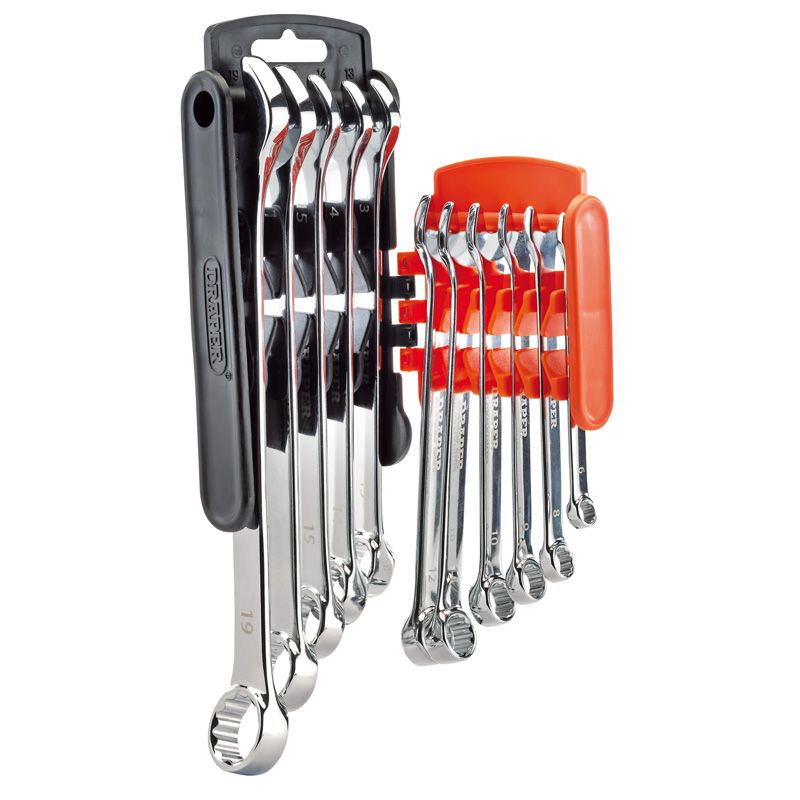 Draper 8238/11/MM/O HI - TORQ Metric Combination Spanner Set, Orange (11 Piece) - (66093) - DR-66093 - Draper - Trade Counter Direct