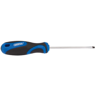 Draper 865 Soft Grip Plain Slot Screwdriver, 3.2 x 75mm - (48919) - DR-48919 - Draper - Trade Counter Direct
