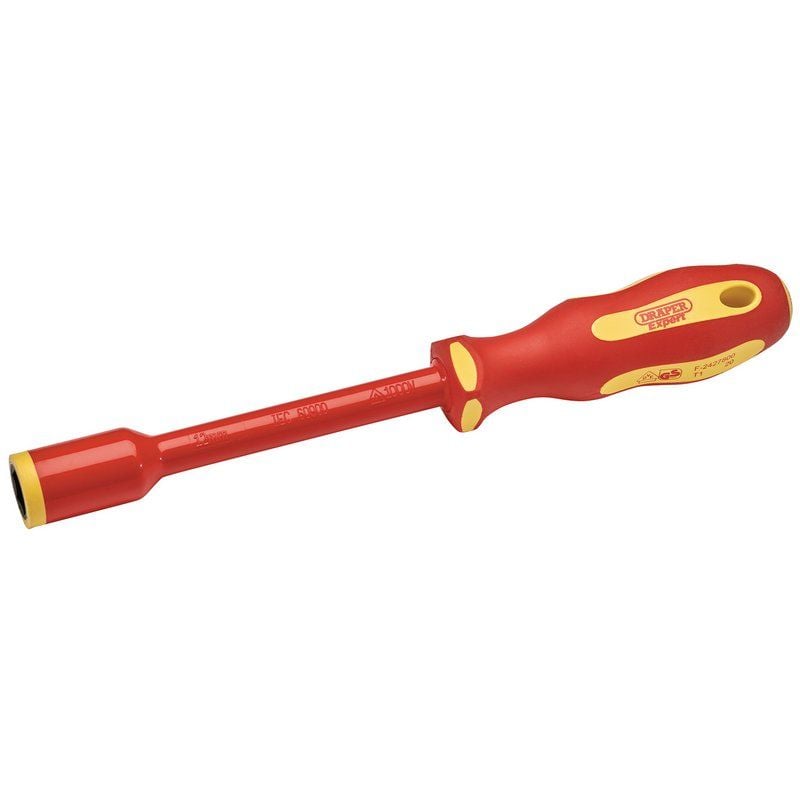 Draper 965/NR Ergo Plus VDE Fully Insulated Nut Driver, 12mm - (99491) - DR-99491 - Draper - Trade Counter Direct