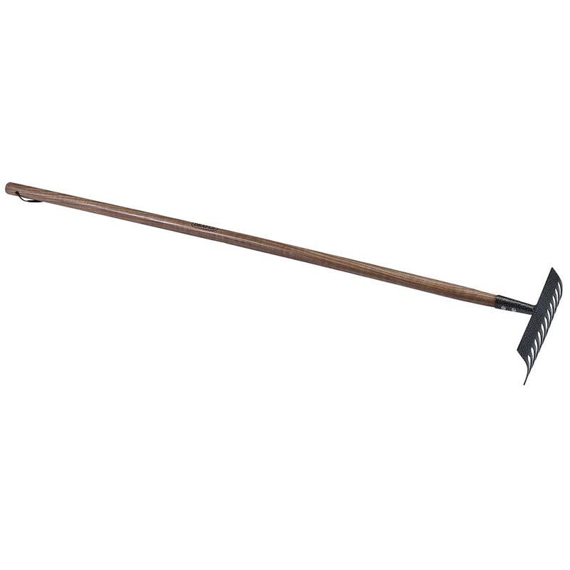 Draper A3078/I Carbon Steel Garden Rake with Ash Handle - (14306) - DR-14306 - Draper - Trade Counter Direct