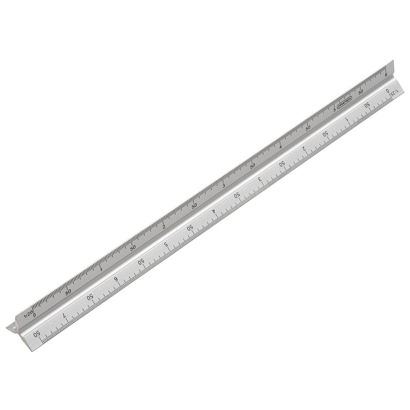 Draper Aluminium Triangle Scale Rule, 300mm - DR-17686 - Draper - Trade Counter Direct