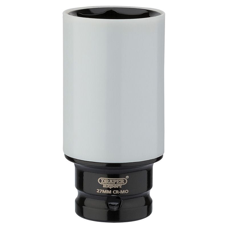 Draper AWNS/27MM 1/2" Sq. Dr. HI - TORQ Wheel Nut Socket for Alloy Wheels (27mm) - (83061) - DR-83061 - Draper - Trade Counter Direct