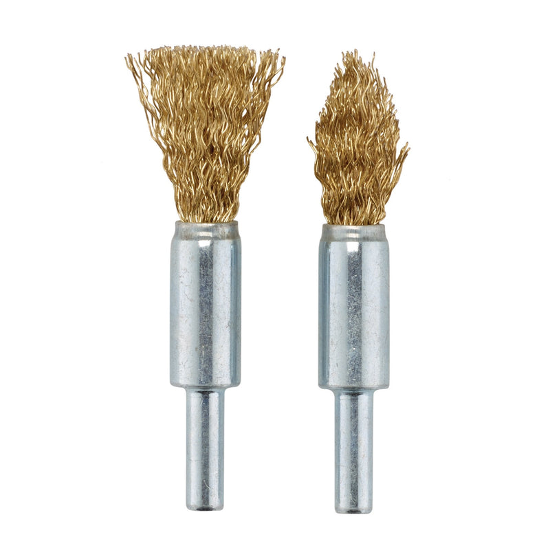 Draper Brassed Steel Crimped Decarb Brush Set (2 Piece) - DR-41439 - Draper - Trade Counter Direct