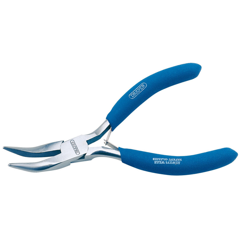 Draper Carbon Steel Bent Nose Pliers, 125mm - DR-60742 - Draper - Trade Counter Direct
