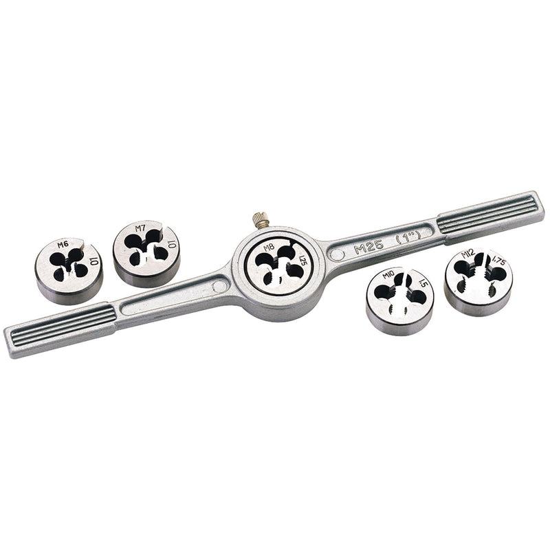 Draper Circular Metric Die and Holder Set (6 Piece) - DR-79197 - Draper - Trade Counter Direct