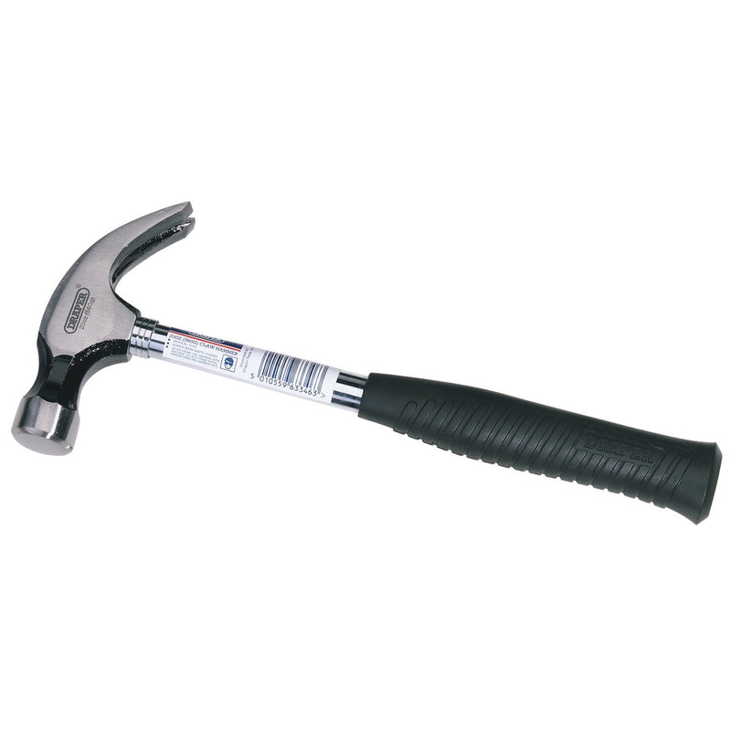 Draper Claw Hammer with Tubular Steel Shaft, 560g/20oz - DR-63346 - Draper - Trade Counter Direct