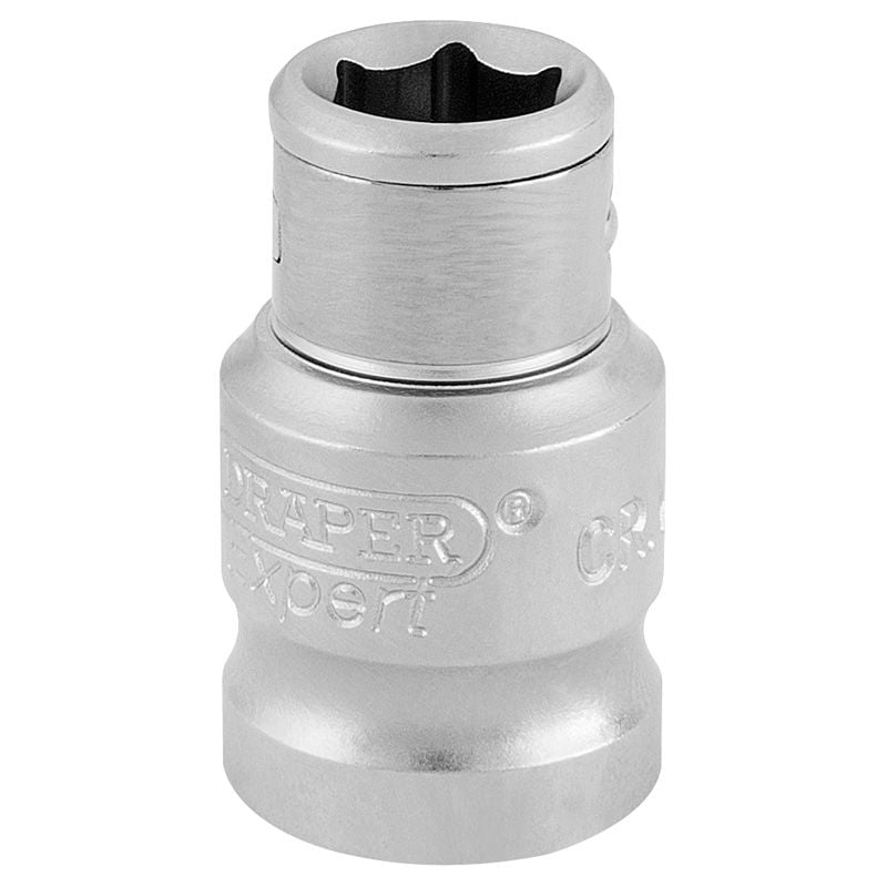 Draper D - BH/B Screwdriver Bit Holding Socket, 3/8" Sq. Dr. x 1/4" Hexagon - (16809) - DR-16809 - Draper - Trade Counter Direct