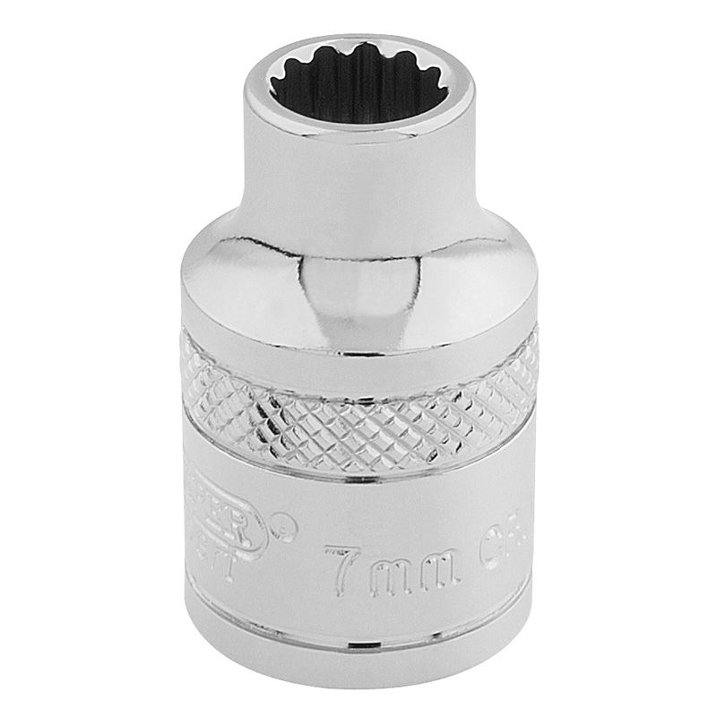 Draper D - MM/B HI - TORQ 12 Point Socket, 3/8" Sq. Dr., 7mm - (32767) - DR-32767 - Draper - Trade Counter Direct