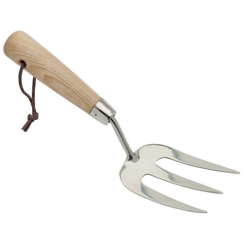 Draper DGHFG/L Draper Heritage Stainless Steel Hand Weeding Fork with Ash Handle - DR-99025 - Draper - Trade Counter Direct