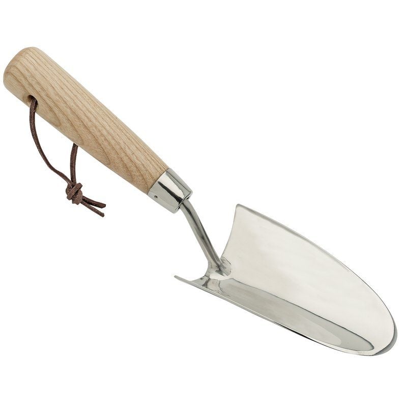 Draper DGHTG/L Draper Heritage Stainless Steel Hand Trowel with Ash Handle - (99023) - DR-99023 - Draper - Trade Counter Direct