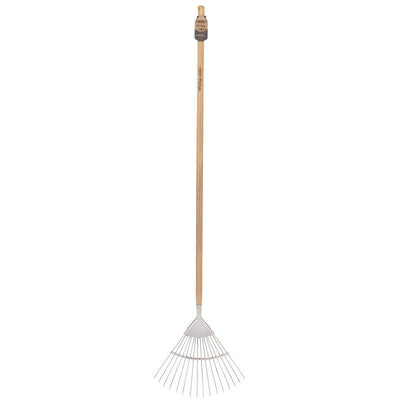 Draper DGLRG/L Draper Heritage Stainless Steel Lawn Rake with Ash Handle - DR-99020 - Draper - Trade Counter Direct