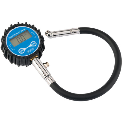 Draper Digital Tyre Pressure Gauge with 300mm Flexible Hose - DR-91362 - Draper - Trade Counter Direct