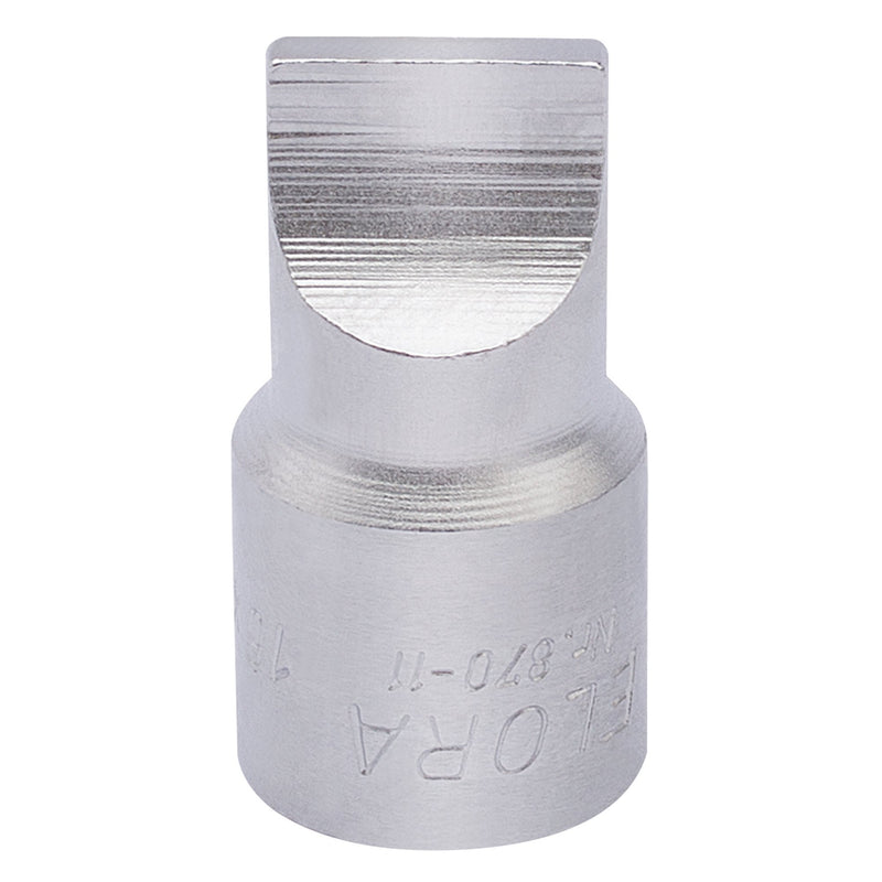 DR-00260 — Elora Plain Slot Screwdriver Socket, 3/8" Sq. Dr., 3mm