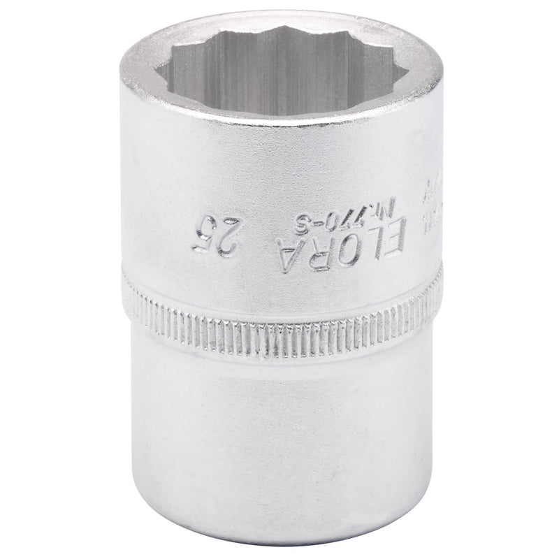 Elora Bi-Hexagon Socket, 3/4" Sq. Dr., 25mm