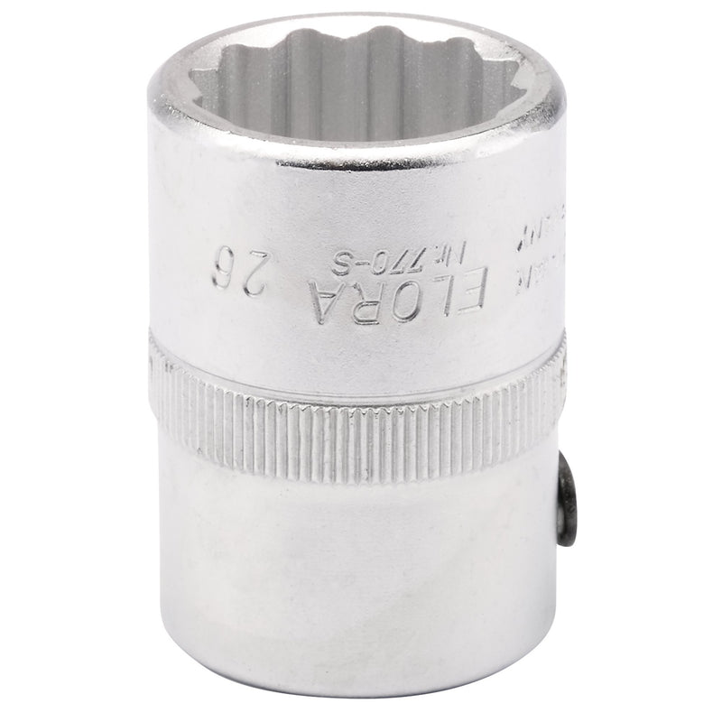Elora Bi-Hexagon Socket, 3/4" Sq. Dr., 26mm