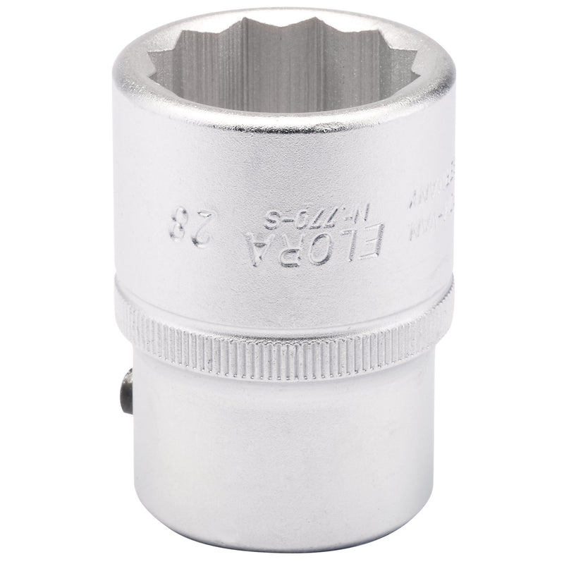Elora Bi-Hexagon Socket, 3/4" Sq. Dr., 28mm