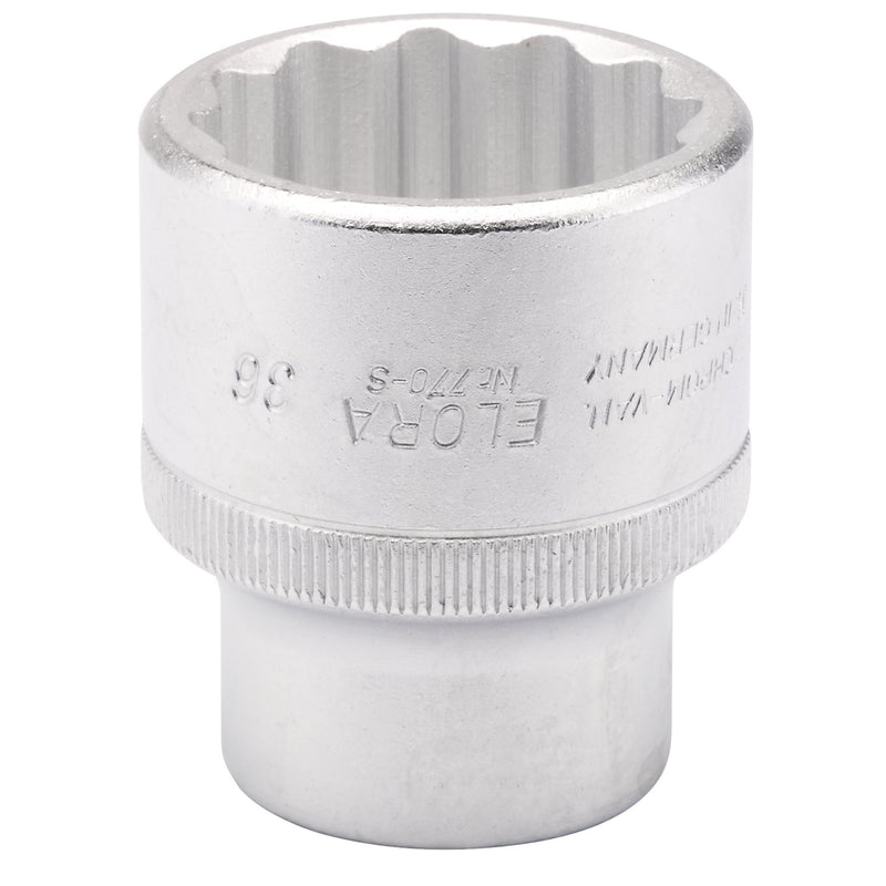 Elora Bi-Hexagon Socket, 3/4" Sq. Dr., 36mm