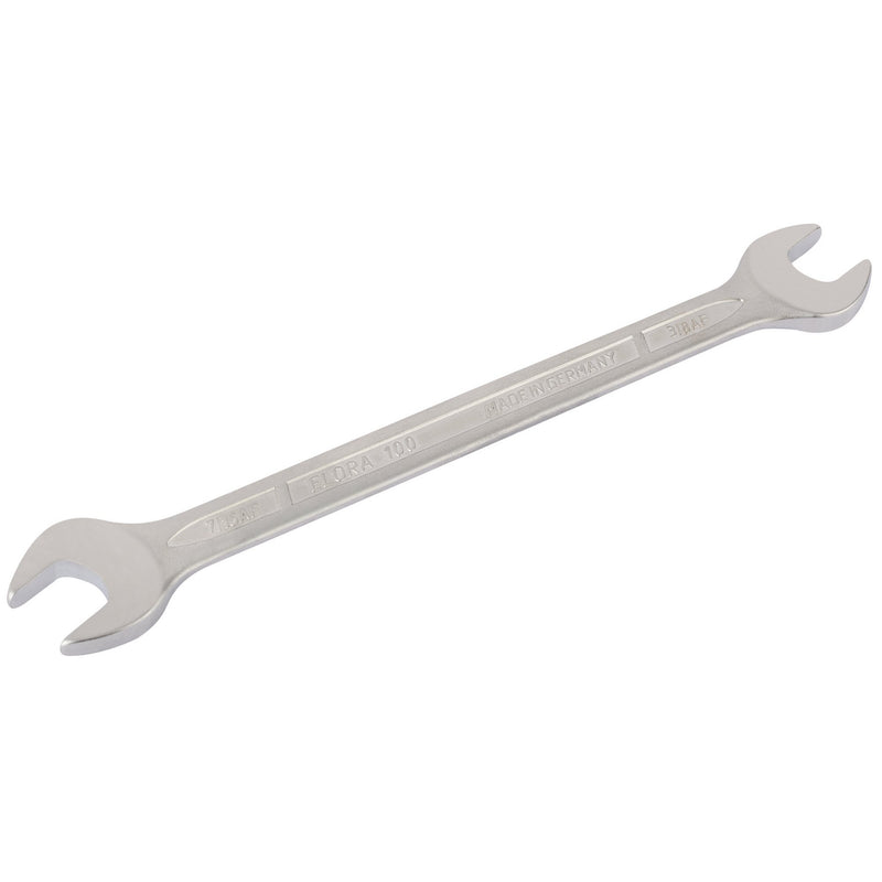 DR-01391 — Elora Long Imperial Double Open End Spanner, 3/8 x 7/16"
