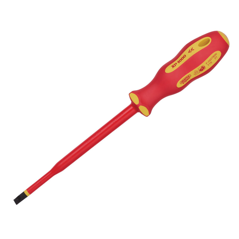 DR-02162 — XP1000® VDE Slimline Plain Slot Screwdriver, 6.5 x 150mm